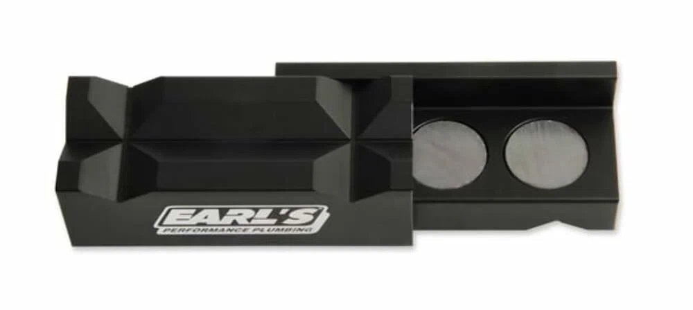 Earls 4 Black Aluminum Vice Jaws - 1004ERL
